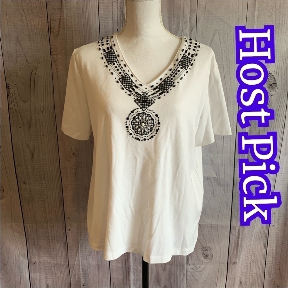 𝅺✅HOST Pick✅ Alfred Dunner Top, Size Large